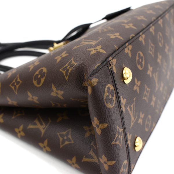 5000001884121846 5 Louis Vuitton Flower Tote 2way Handbag Monogram Noir Black Brown