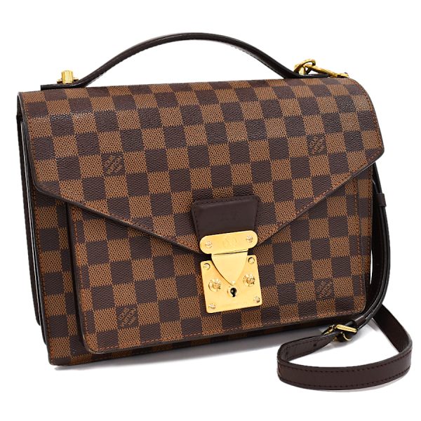 5000001884122557 1 Louis Vuitton Monceau 2way Handbag Shoulder Damier Brown