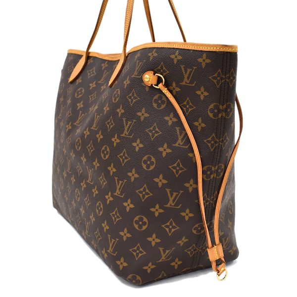 5000001884122566 2 Louis Vuitton Neverfull GM Tote Bag Shoulder Monogram Brown Leather