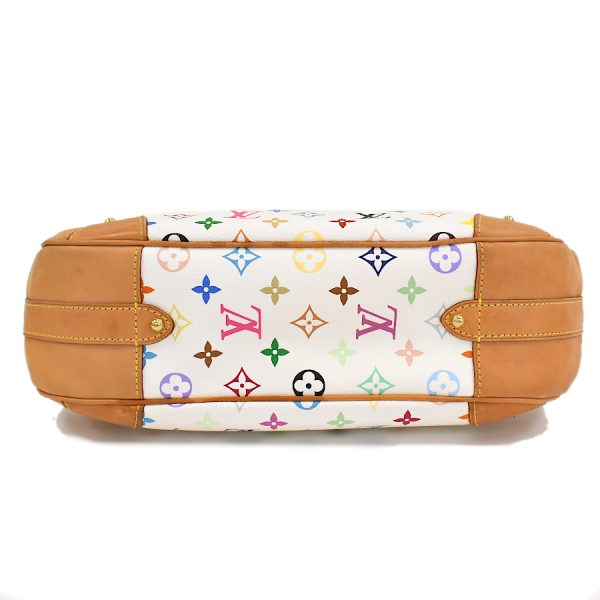 5000025884100172 4 Louis Vuitton Greta Shoulder Bag Monogram Multicolor White