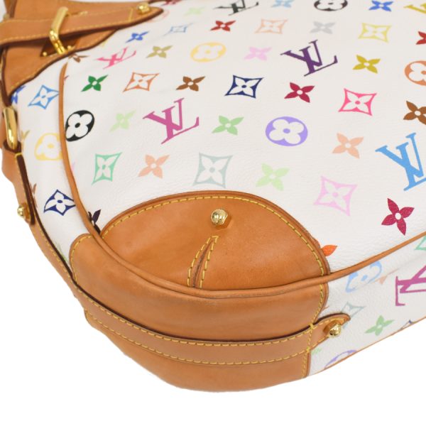 5000025884100172 5 Louis Vuitton Greta Shoulder Bag Monogram Multicolor White