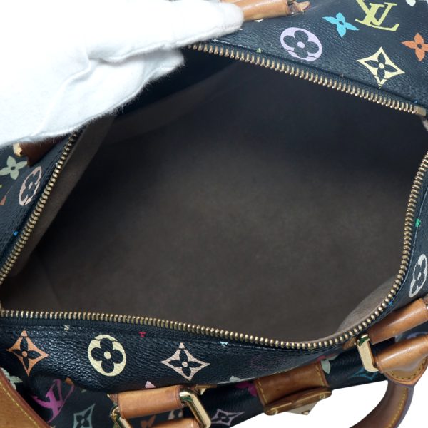 5000025884400020 8 Louis Vuitton Speedy 30 Mini Boston Monogram Handbag Multicolor Noir