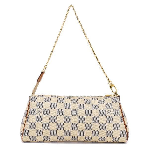 5000041884102203 3 Louis Vuitton Damier Azur Eva Handbag White