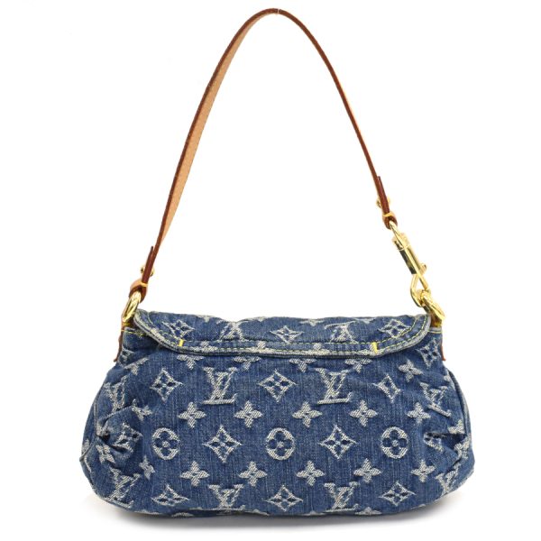 5000041884102247 3 Louis Vuitton Mini Pleaty Shoulder Bag Denim Blue