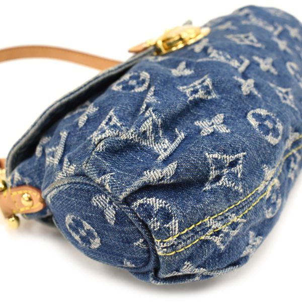 5000041884102247 5 Louis Vuitton Mini Pleaty Shoulder Bag Denim Blue