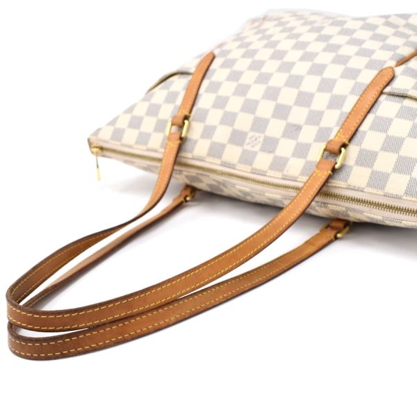 5000041884102267 7 Louis Vuitton Totally MM Tote Shoulder Bag Damier Azur Off White