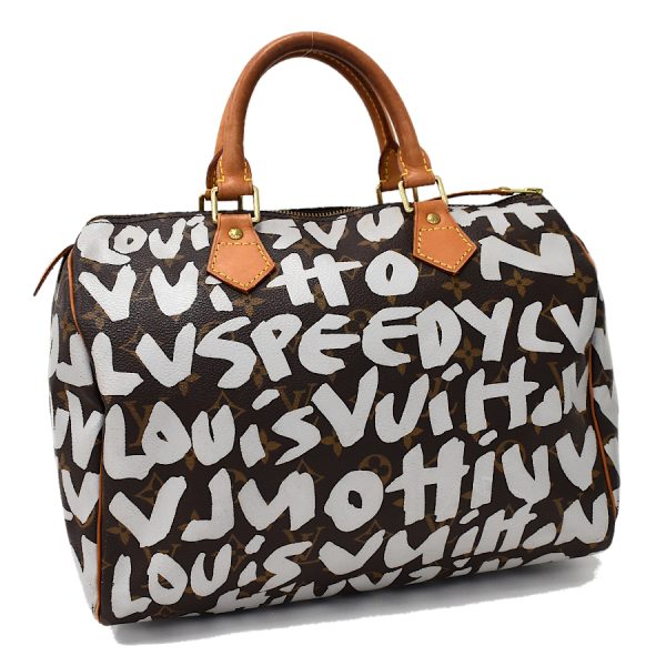 5000041884102436 1 Louis Vuitton Speedy 30 Handbag Mini Boston Monogram Graffiti Arjan