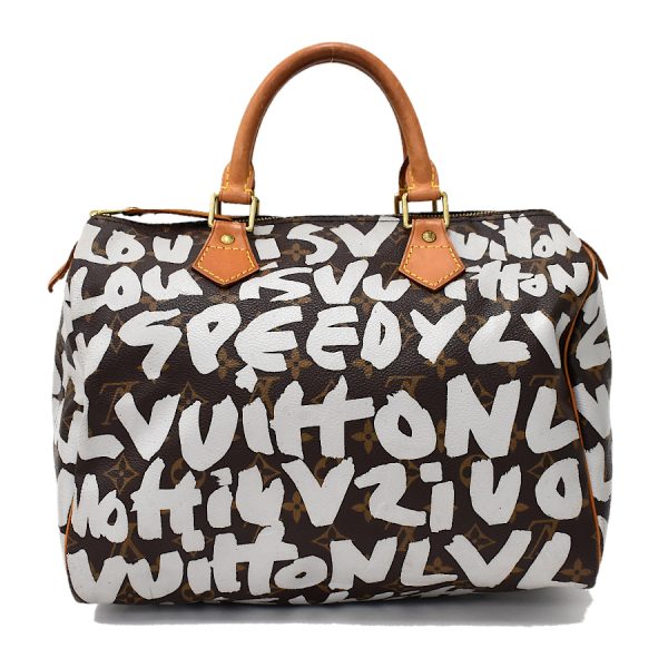 5000041884102436 3 Louis Vuitton Speedy 30 Handbag Mini Boston Monogram Graffiti Arjan