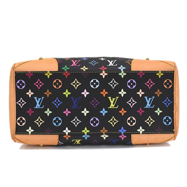 5000041884102437 4 Louis Vuitton Claudia Handbag Shoulder Monogram Multicolor Noir