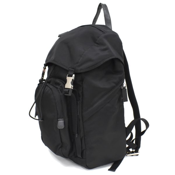 5000105884103047 2 Prada Backpack Rucksack Testu Montagne Nylon Nero Black Triangle Logo