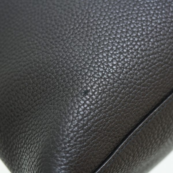 5j0104iie6 6 Gucci Soho Chain Interlocking GG Tote Bag Leather Black