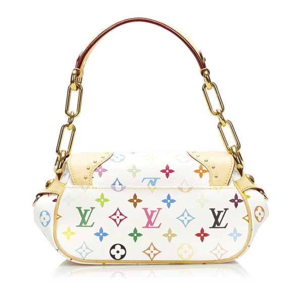 5juzjfc6hxh908j3 3 Louis Vuitton Monogram Multicolor Marilyn Shoulder Bag Bronze White PVC Leather