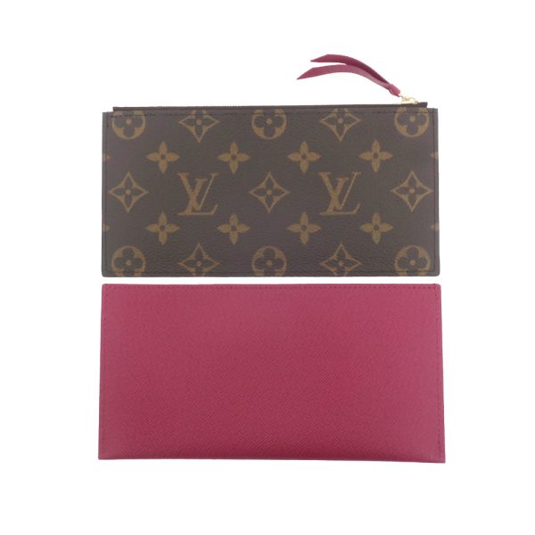 6 Louis Vuitton Pochette Félicie Fuchsia Shoulder Bag Pouch Brown