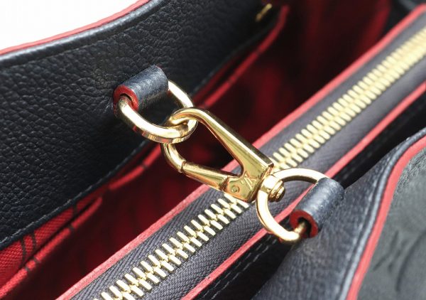 6 Louis Vuitton Empreinte Montaigne BB Crossbody Marine Rouge