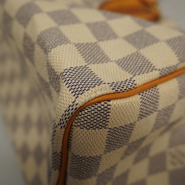 6 Louis Vuitton Handbag Damier Azur Speedy 25