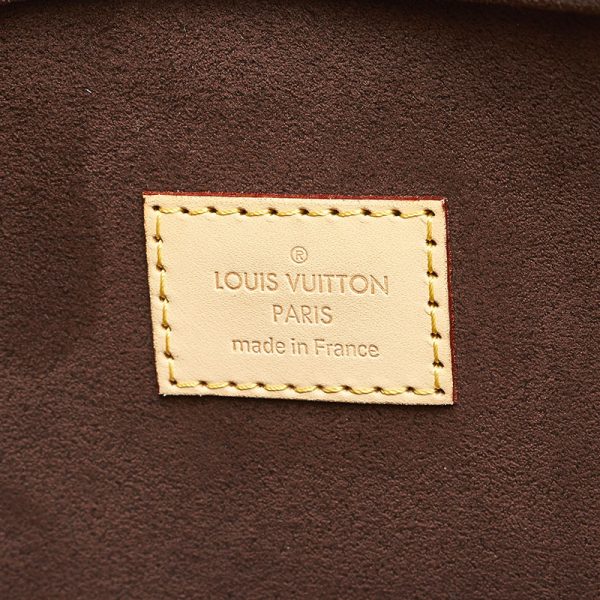 6 Louis Vuitton Monogram Metis Leather Handbag Brown