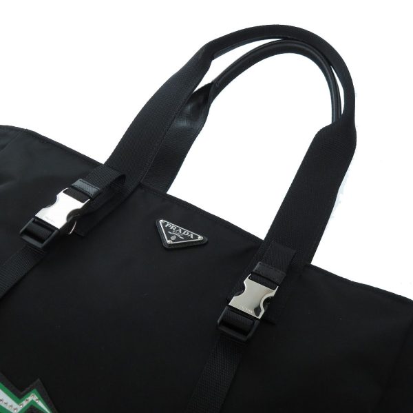 6 Prada Frankenstein Studios Collaboration Tote Bag Black