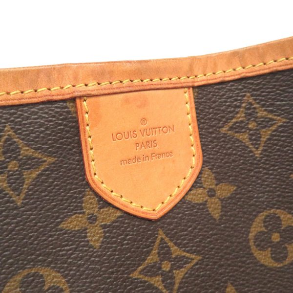 6 Louis Vuitton Monogram Delightful GM Tote Bag Brown