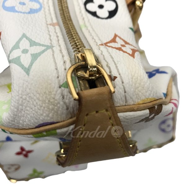 6 Louis Vuitton Speedy 30 Monogram Multicolor Handbag White