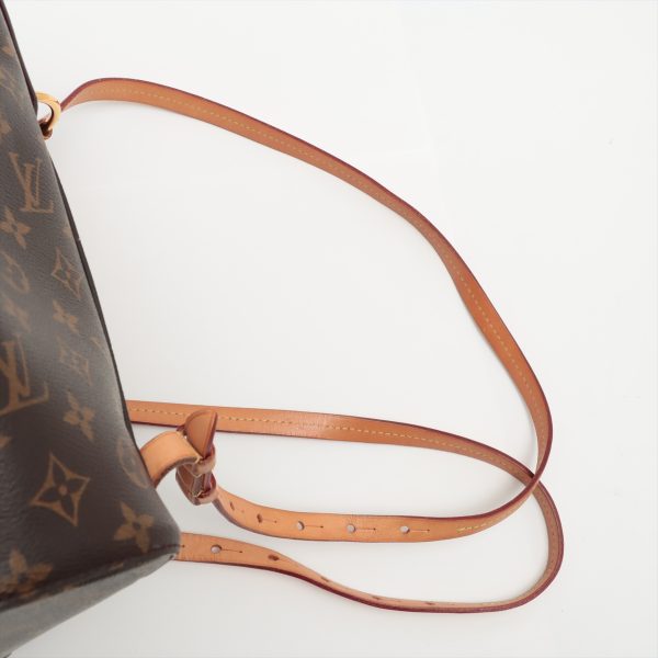 6 Louis Vuitton Monogram Montsouris Canvas Brown