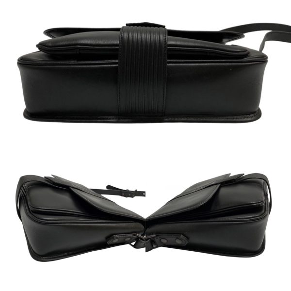 6 Yves Saint Laurent Mini Shoulder Bag Pochette Sacoche Black