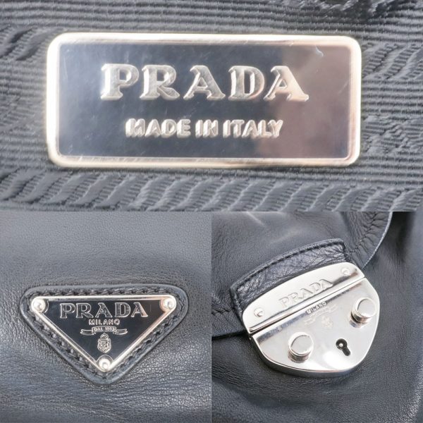 6 Prada Shoulder Bag Nero Black Nappa Leather