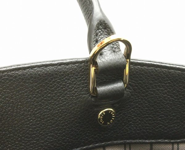 7 Louis Vuitton Monogram Empreinte Montaigne MM Noir Black