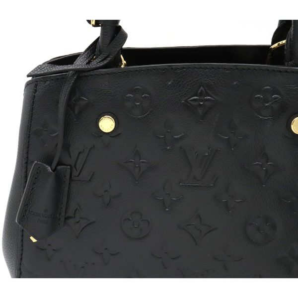 7 Louis Vuitton Empreinte Montaigne BB Mini Bag Noir Black