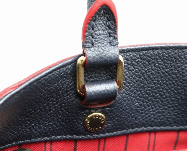 7 Louis Vuitton Empreinte Montaigne BB Crossbody Marine Rouge