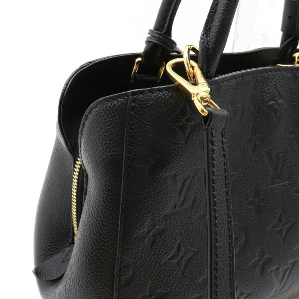 7 Louis Vuitton Monogram Empreinte Montaigne BB Mini Bag Noir Black