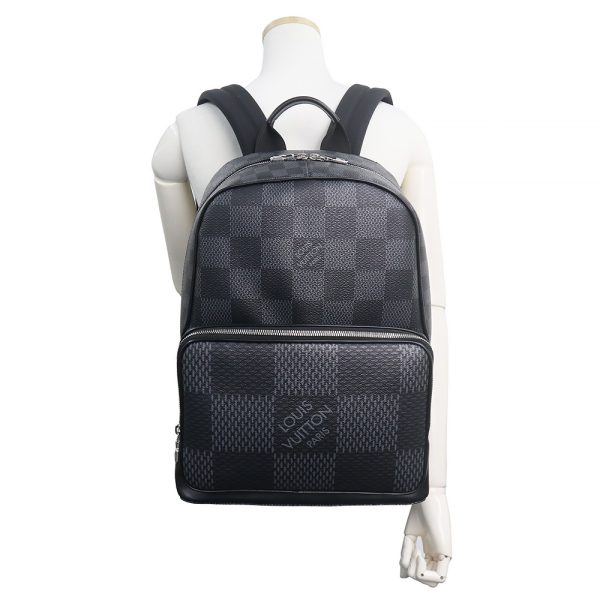 7 Louis Vuitton Campus Backpack Damier Graphite Black