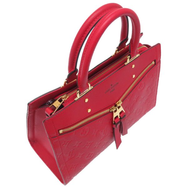 7 Louis Vuitton Monogram Empreinte Three PM Shoulder Bag Red