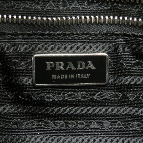 7 Prada Saffiano Leather Mini Boston Bag Tote Bag Black