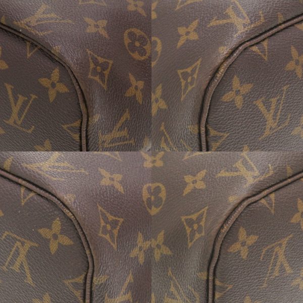 7 Louis Vuitton Monogram Neverfull MM Tote Bag Brown