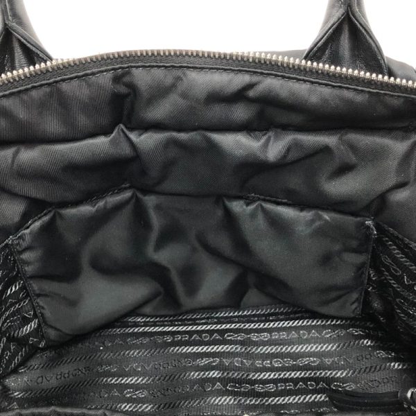 7 Prada Re nylon Medium Padded Tote Black Nylon