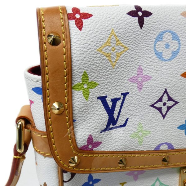 7 Louis Vuitton Multicolor Sologne Shoulder Bag White Multicolor