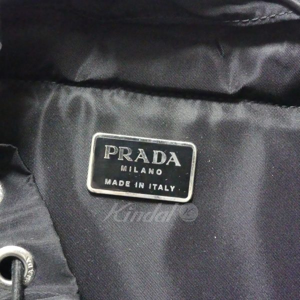 7 Prada Nylon Backpack Rucksack Bag Black