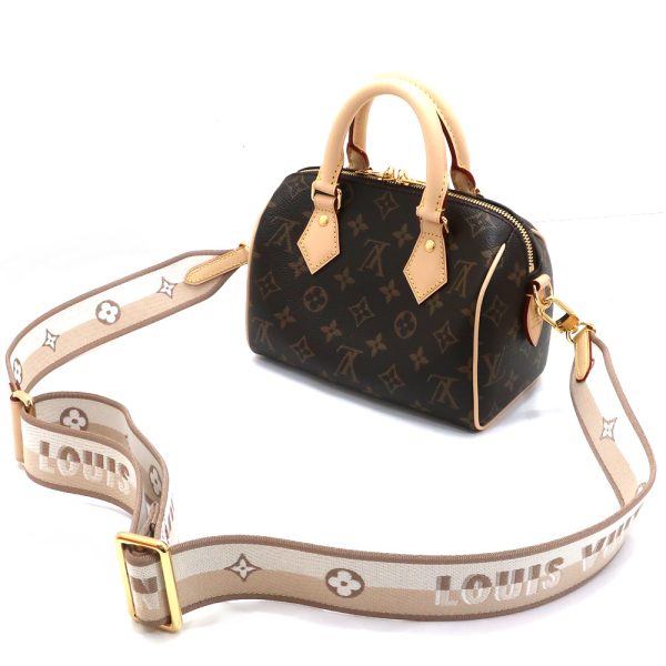 7 Louis Vuitton Speedy Bandouliere 20 Handbag Brown