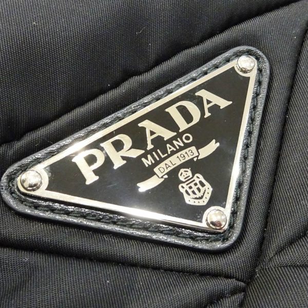 7 Prada Tote Bag Medium Padded Nylon Black