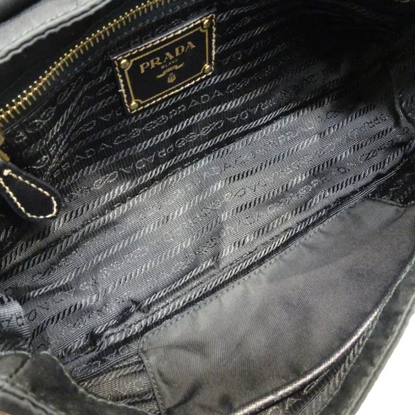 7 Prada Shoulder Bag Nylon Crossbody Black