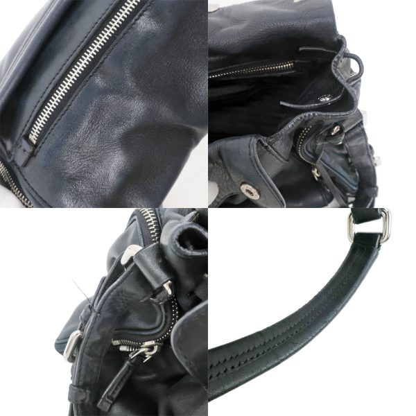 7 Prada Shoulder Bag Nero Black Nappa Leather