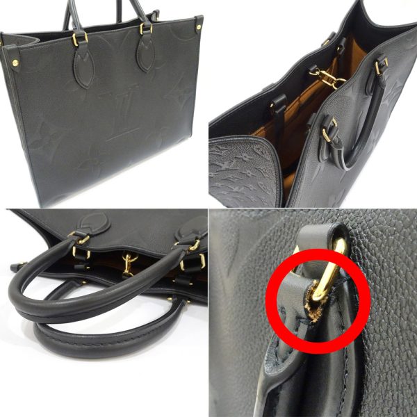 7 Louis Vuitton Monogram Empreinte On the Go MM Noir