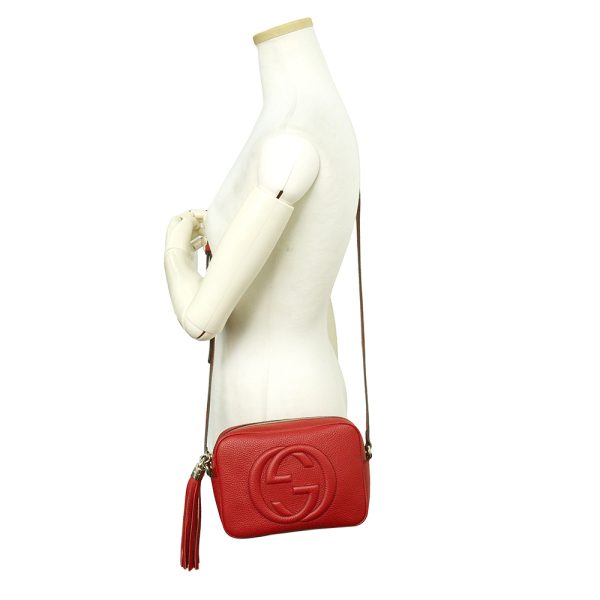 7 Gucci Soho Small Disco Bag Crossbody Red