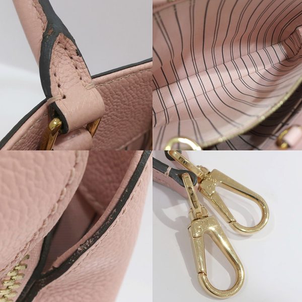 7 Louis Vuitton Montaigne BB Empreinte Rose Poudre Pink