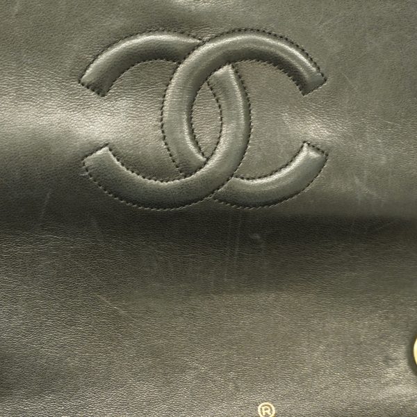 8 Chanel Shoulder Bag Matelasse Single Chain Lambskin Black