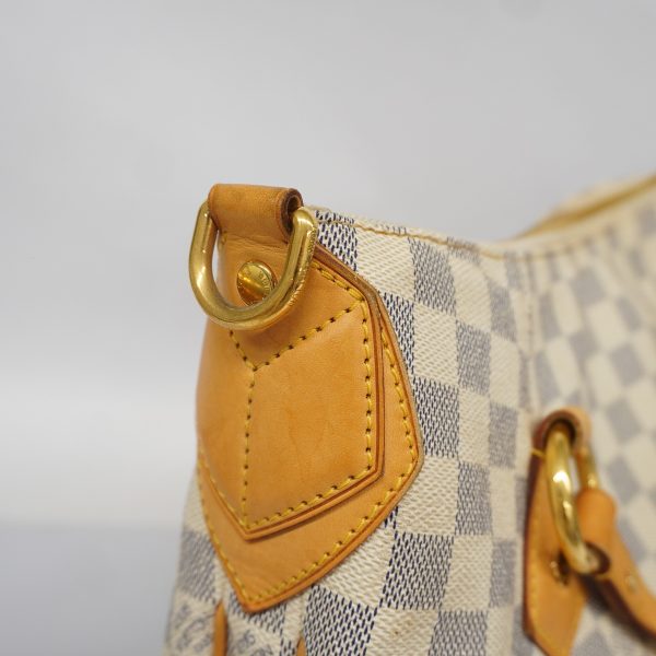 8 Louis Vuitton Tote Bag Damier Azur Evora MM Beige