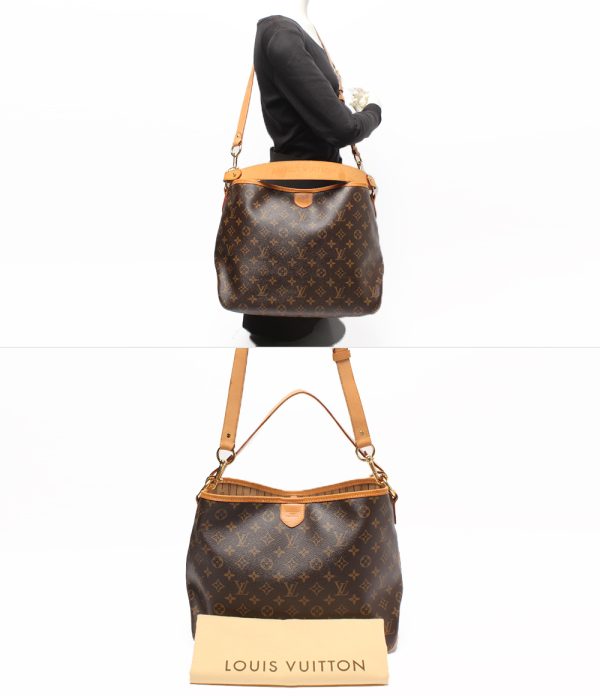 8 Louis Vuitton Shoulder Bag Delightful Monogram Brown