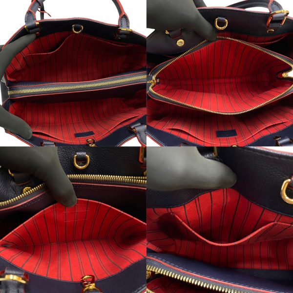 8 Louis Vuitton Emprene Montaigne MM Leather Navy