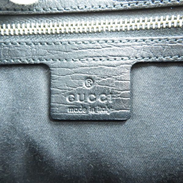 8 Gucci Sherry Line GG Pattern Handbag Shoulder Bag Black