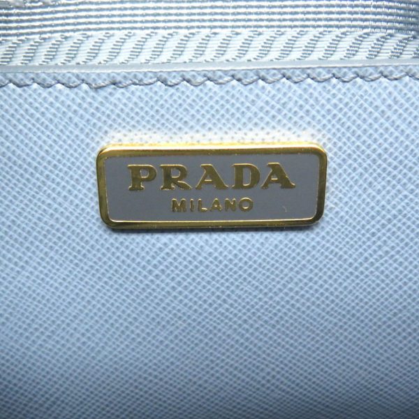 8 Prada Saffiano Leather Gold Hardware Mini Bag Handbag Blue